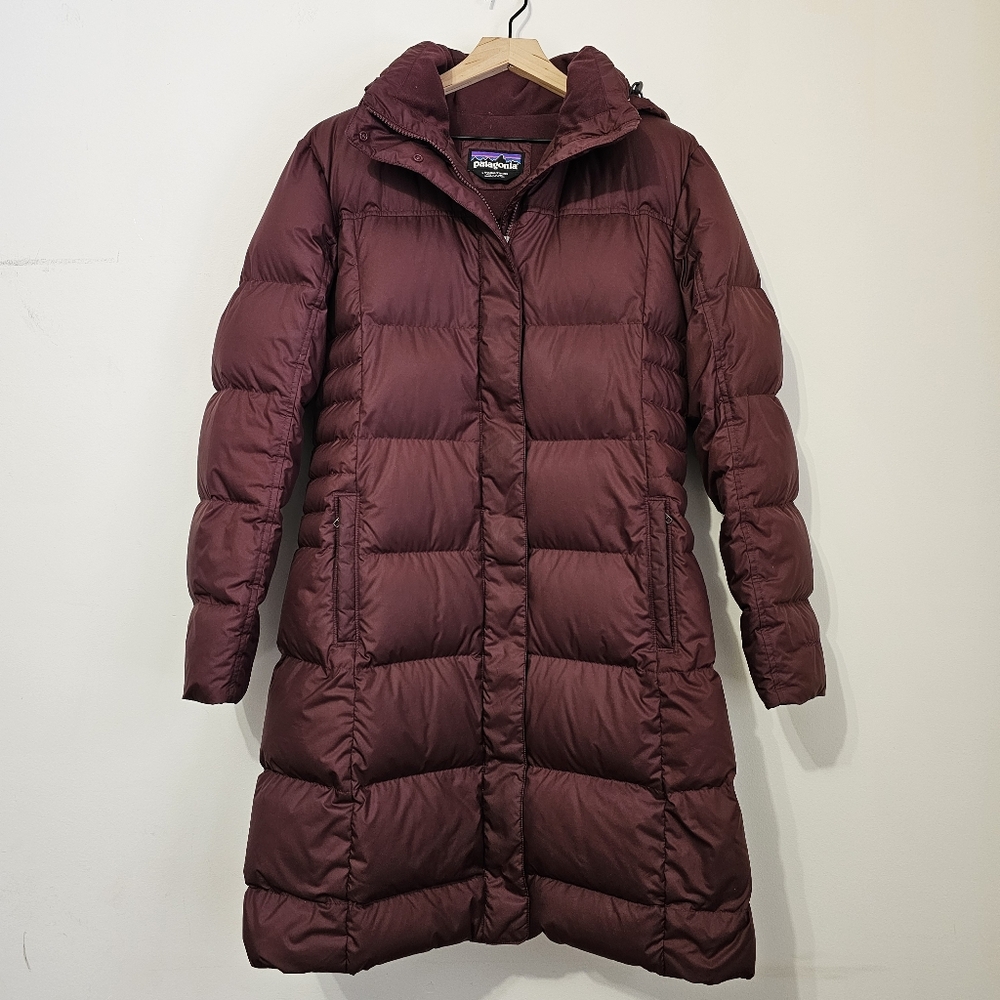 Patagonia Burgundy Puffer Parker